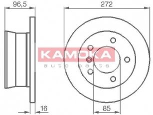 Купити 1031864 KAMOKA Гальмівні диски Sprinter (901, 902, 903) (2.1, 2.3, 2.7, 2.9)