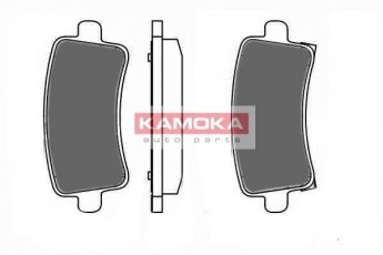 Купить JQ1018504 KAMOKA Тормозные колодки задние Insignia (1.6, 1.8, 2.0, 2.8) с звуковым предупреждением износа