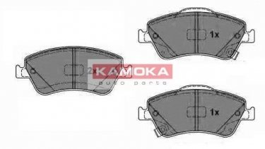 Купить JQ1018092 KAMOKA Тормозные колодки передние Auris (1.4 D-4D, 1.4 VVTi, 1.6 VVTi) с звуковым предупреждением износа