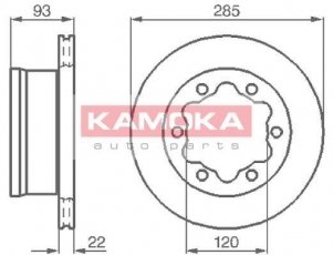 Купити 103382 KAMOKA Гальмівні диски Спрінтер 904 (2.1, 2.3, 2.7, 2.9)