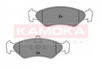Купить JQ1012164 KAMOKA Тормозные колодки передние Фиеста (3, 4) (1.1, 1.2, 1.3, 1.4, 1.8) без датчика износа, не подготовленно для датчика износа
