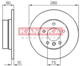 Купить 103498 KAMOKA Тормозные диски BMW E36