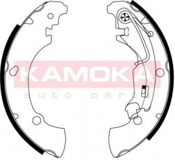 Купити JQ202059 KAMOKA Гальмівні колодки задні Пунто Гранде (1.2, 1.3 D Multijet, 1.4) 