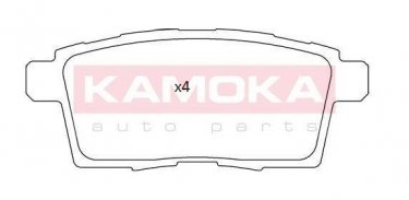 Купить JQ101266 KAMOKA Тормозные колодки задние CX-7 (2.2 MZR-CD, 2.3 DISI, 2.3 MZR DISI Turbo) без датчика износа, не подготовленно для датчика износа
