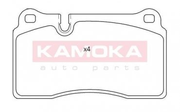 Купить JQ101215 KAMOKA Тормозные колодки передние Touareg без датчика износа, подготовлено для датчика износа колодок