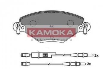 Купить JQ1012822 KAMOKA Тормозные колодки передние Citroen C5 (1, 2) (1.6, 1.7, 2.0) с датчиком износа