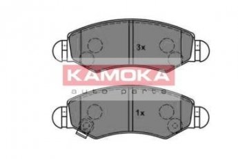 Купить JQ1012846 KAMOKA Тормозные колодки передние с звуковым предупреждением износа