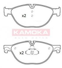 Купить JQ101236 KAMOKA Тормозные колодки  без датчика износа, подготовлено для датчика износа колодок