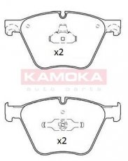 Купить JQ101245 KAMOKA Тормозные колодки передние BMW F10 (550 i, 550 i xDrive) без датчика износа, подготовлено для датчика износа колодок