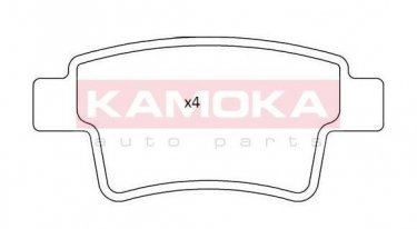 Купить JQ101220 KAMOKA Тормозные колодки задние Ситроен С4 Pисаssо (1.6, 1.7, 2.0) без датчика износа, не подготовленно для датчика износа