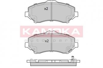 Купить JQ101274 KAMOKA Тормозные колодки передние Вояджер Гранд (2.8 CRD, 3.3, 3.8) с звуковым предупреждением износа