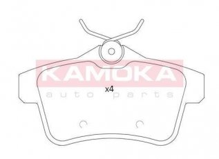 Купити JQ101235 KAMOKA Гальмівні колодки задні Peugeot 308 (1.6 GTi, 1.6 THP) без датчика зносу