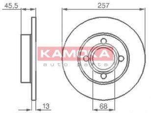 Купити 10396 KAMOKA Гальмівні диски Ауді 100 (1.6, 1.8, 1.9, 2.0, 2.1)