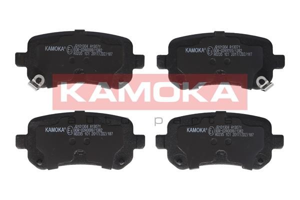 Купити JQ101304 KAMOKA Гальмівні колодки задні Вояджер Гранд (2.8 CRD, 3.3, 3.8) с звуковым предупреждением износа