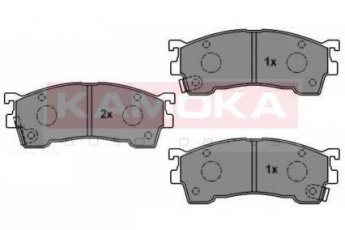 Купить JQ1011900 KAMOKA Тормозные колодки передние Мазда 626 (1.8, 2.0, 2.5) 