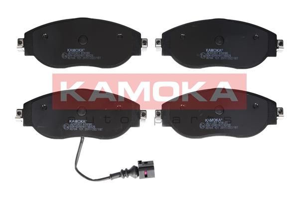 Купить JQ101307 KAMOKA Тормозные колодки передние Sharan (1.4, 2.0) с датчиком износа