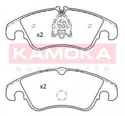 Купить JQ101298 KAMOKA Тормозные колодки передние Ауди А4 Б8 (1.8, 2.0, 3.0) с датчиком износа