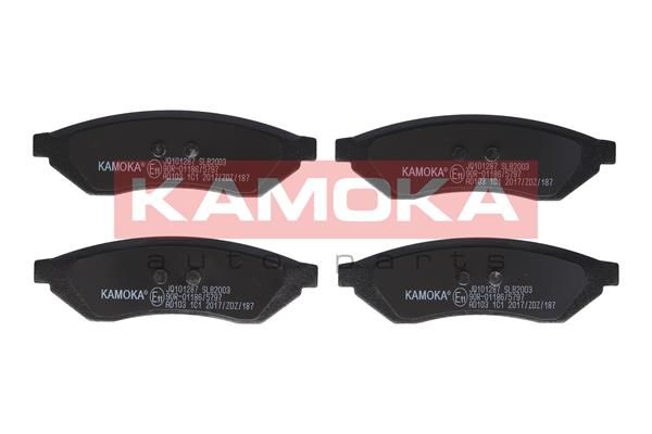 Купити JQ101287 KAMOKA Гальмівні колодки задні Epica 2.0 без датчика зносу