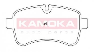 Купити JQ101224 KAMOKA Гальмівні колодки задні Дейлі (2.3, 3.0) без датчика износа, подготовлено для датчика износа колодок