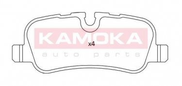 Купить JQ101211 KAMOKA Тормозные колодки задние Дискавери (2.7, 4.0, 4.4) без датчика износа, подготовлено для датчика износа колодок
