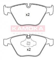 Купить JQ101222 KAMOKA Тормозные колодки передние BMW X1 E84 (1.6, 2.0, 3.0) без датчика износа, подготовлено для датчика износа колодок