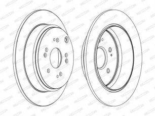 Купить DDF1860C FERODO Тормозные диски Хонда СРВ (2.0, 2.2, 2.4)