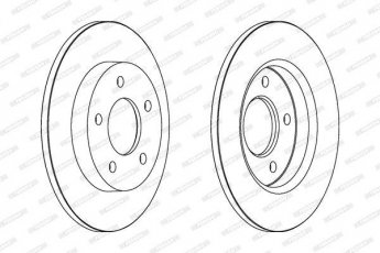 Купить DDF1420C FERODO Тормозные диски Mazda 3 (BK, BL) (1.3, 1.4, 1.6, 2.0, 2.2)