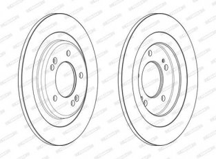 Купить DDF2482C FERODO Тормозные диски Hyundai i30 (1.4, 1.6)