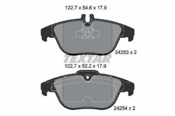 Купить 2425301 TEXTAR Тормозные колодки  Mercedes подготовлено для датчика износа колодок