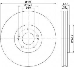 Купить 92169903 TEXTAR Тормозные диски Lancer 9 2.0