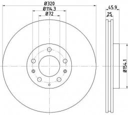 Купить 92166300 TEXTAR Тормозные диски Mazda 6 (GG, GY) (2.3, 2.3 AWD, 2.3 MPS Turbo)