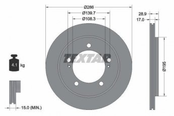 Купити 92136800 TEXTAR Гальмівні диски Suzuki
