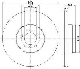 Купить 92155203 TEXTAR Тормозные диски БМВ Е65 (Е65, Е66) (4.4, 6.0)
