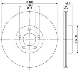 Купить 92223503 TEXTAR Тормозные диски Мазда 3 (БК, БЛ) (2.3 MPS, 2.3 MPS Turbo)