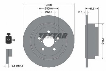 Купить 92082000 TEXTAR Тормозные диски Форестер (2.0, 2.5)