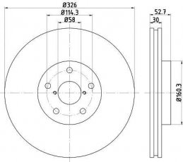 Купить 92194303 TEXTAR Тормозные диски Impreza (2.0, 2.5)