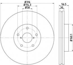 Купити 92199203 TEXTAR Гальмівні диски Трибека (3.0, 3.6)