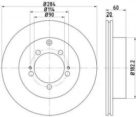 Купить 92134700 TEXTAR Тормозные диски Lancer (1.8, 2.0)