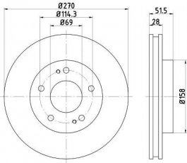 Купити 92270803 TEXTAR Гальмівні диски Л200 (2.4, 2.5, 3.2, 3.5)
