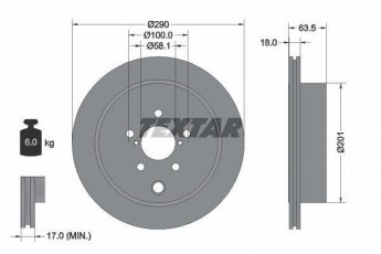 Купити 92270903 TEXTAR Гальмівні диски Subaru