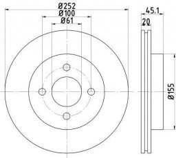 Купить 92148800 TEXTAR Тормозные диски Альмера (Н15, Н16) (1.4, 1.5, 1.6, 1.8, 2.0)