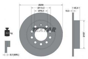 Купити 92166700 TEXTAR Гальмівні диски Coupe (1.6, 2.0, 2.7)