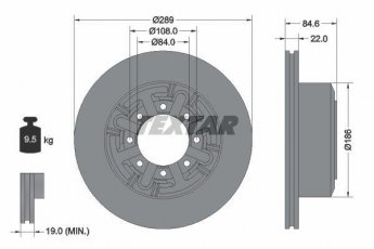 Купить 93089600 TEXTAR Тормозные диски Дейли (0.0, 2.3, 2.5, 2.8, 3.0)