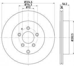 Купить 92223603 TEXTAR Тормозные диски CX-9 (3.5, 3.7)