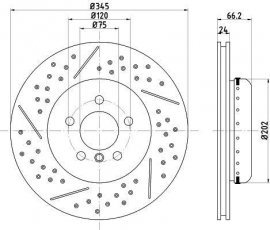Купить 92265525 TEXTAR Тормозные диски BMW F30 (F30, F31, F35, F80) (1.5, 2.0, 3.0)