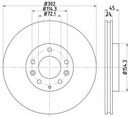 Купити 92261503 TEXTAR Гальмівні диски РХ-8 2.6 Wankel