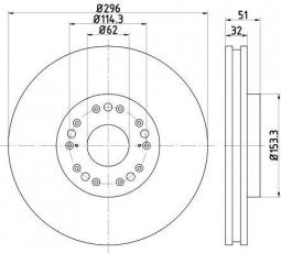 Купить 92237503 TEXTAR Тормозные диски Lexus GS (3.0, 4.0, 4.3)
