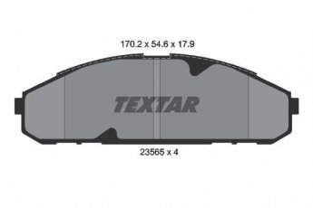 Купить 2356501 TEXTAR Тормозные колодки  без датчика износа