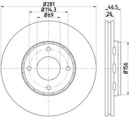 Купить 92204400 TEXTAR Тормозные диски Colt (1.5 CZT, 1.5 Ralliart R, 1.5 Turbo)
