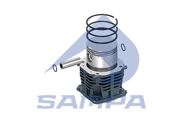 Комплект головки компресора (головка, поршень, кільця поршня 096.920 SAMPA фото 1